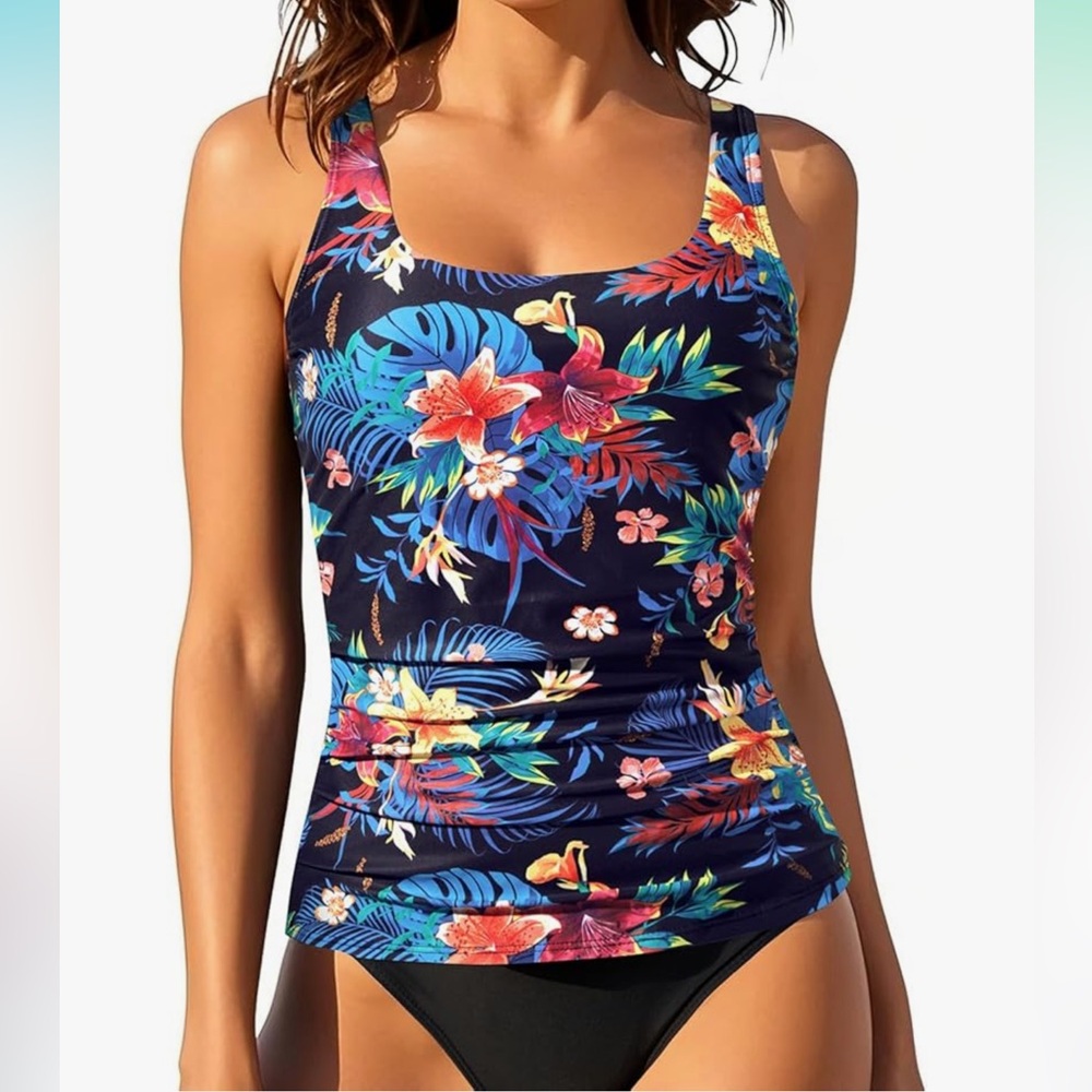 Tropical Floral Women's One Piece Swimsuit